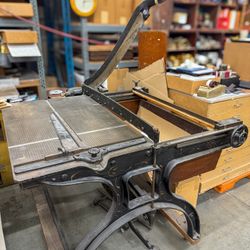 Vintage John Jacques & Son Guillotine Paper Cutter