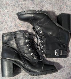 Black boots