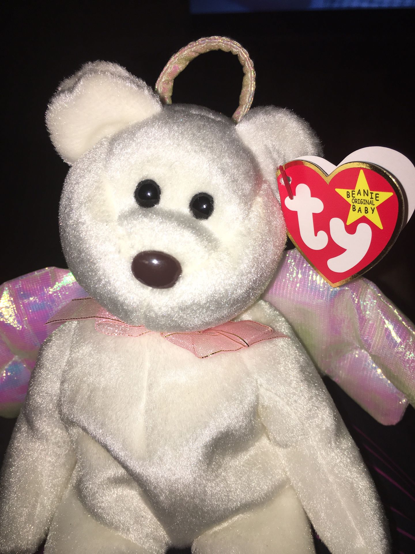Halo beanie baby 1998 brown nose