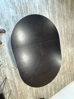 IKEA Bjursta Extendable Dining Table and 3 Vilmar Chairs