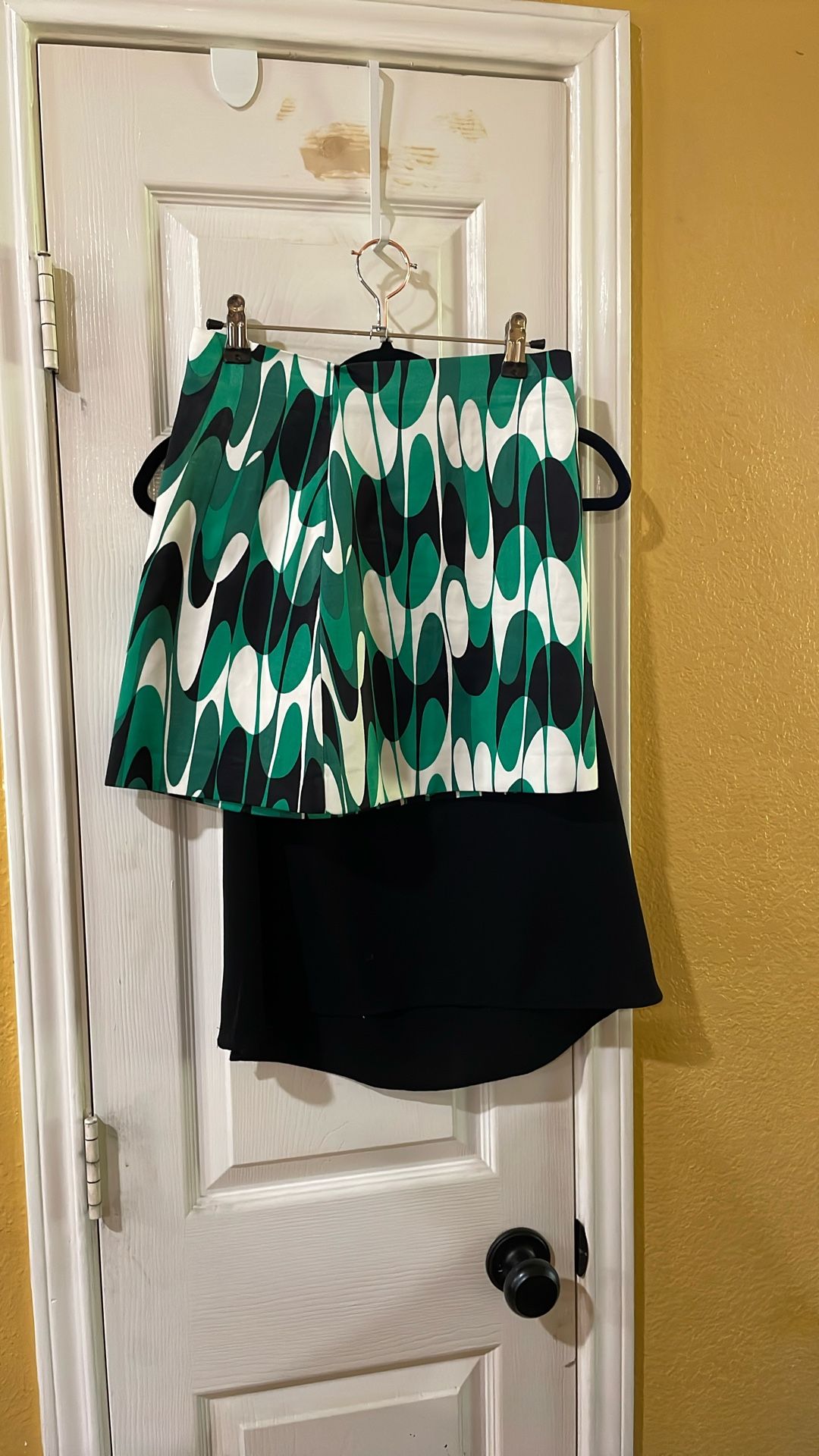 Black Zara Top Unbranded Skirt XS