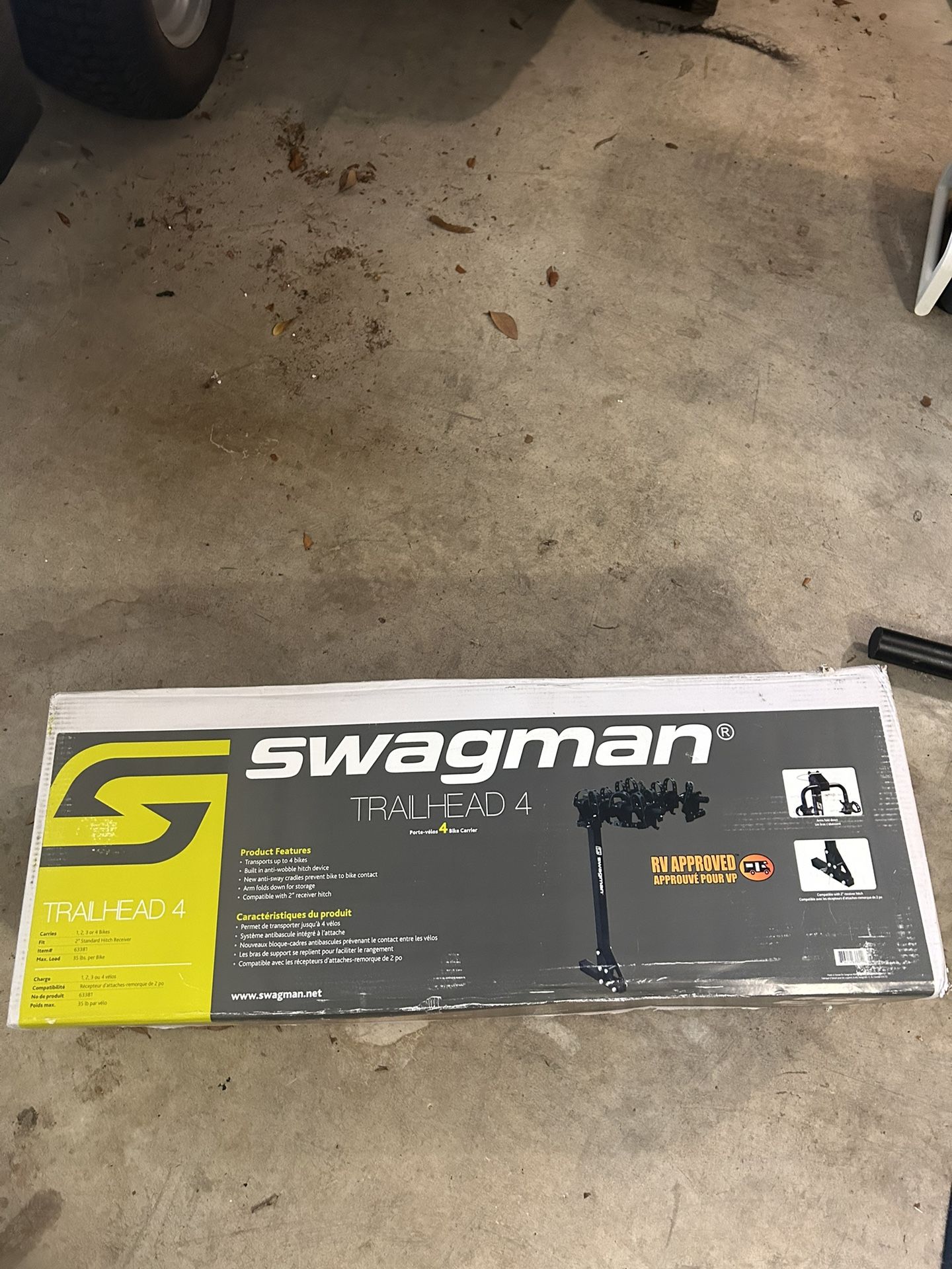 Brand new Swagman Trailhead 4 Bike rack