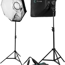 Video, Camera, And Photography Lighting Kit And Ring Light