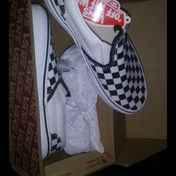 Black and White Checkered Vans
