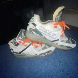 Off White x Bape Air Max (custom) Sz. 10