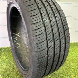 S627  235 40 18 91H  Michelin Primacy Mxm4  One Used Tire 85% Life 