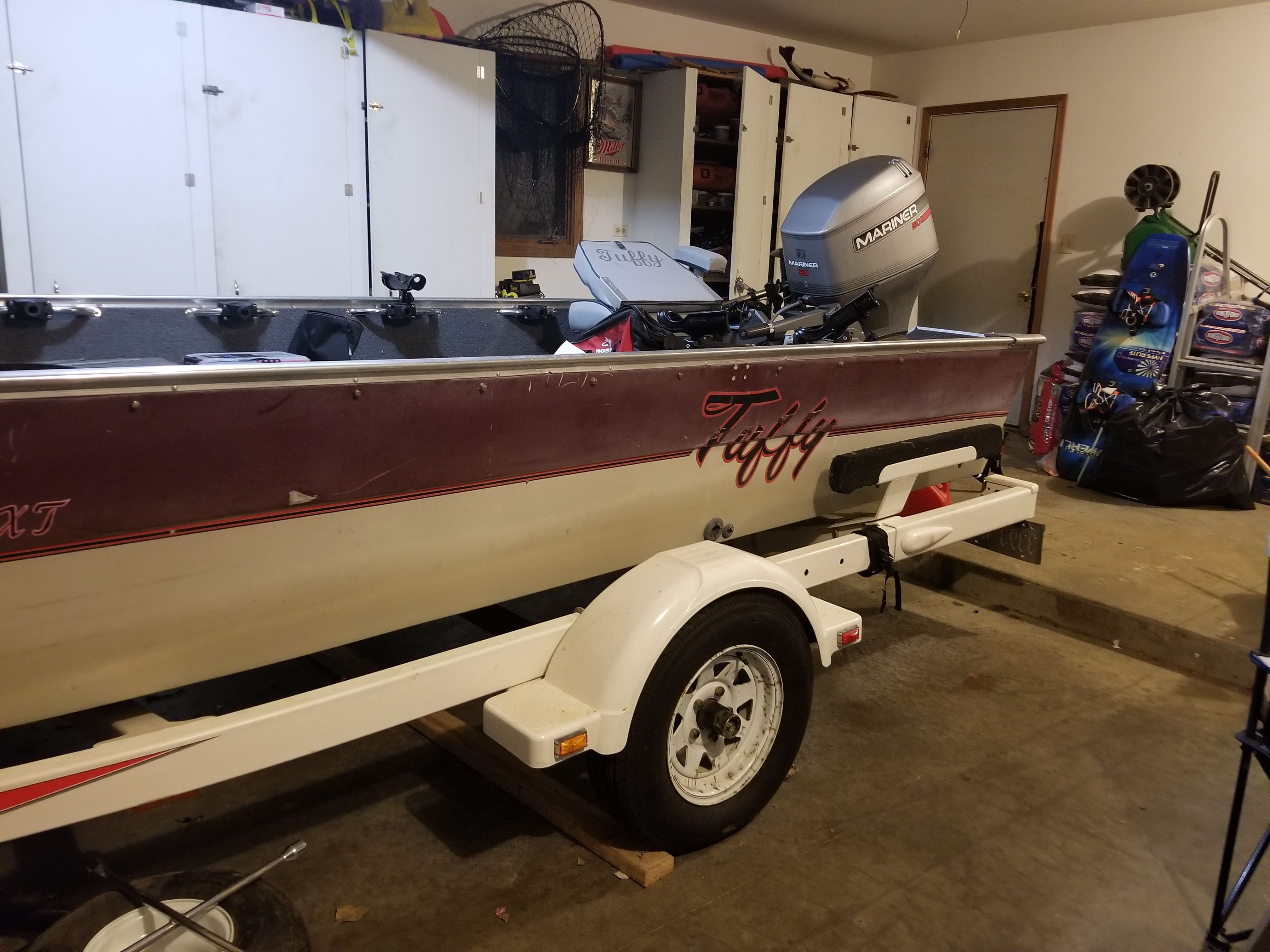 TUFFY TILLER BOAT 18 FOOT 50HP for Sale in Ingleside, IL OfferUp