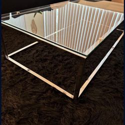 Glass Table Accent Coffee Table
