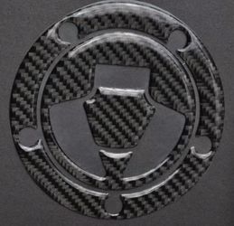Kawasaki ninja gas cap sticker accessory carbon fiber