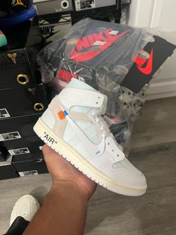 nike air jordan 1 alaska / off white sizes 10.5/11.5 deadstock ds brand new og all included