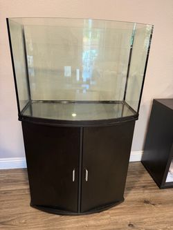 36 gallon fish tank with stand