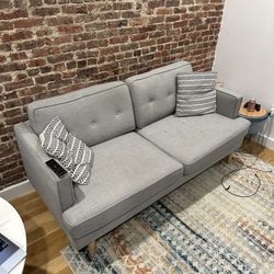World market grey couch deals