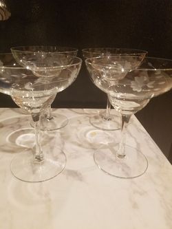 Princess house margarita glasses