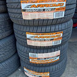 195/50R15 Set Of 4 Arroyo New Tires