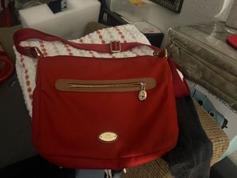 Coach Red Nylon Crossbody Bag