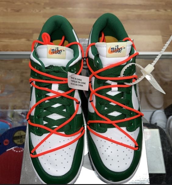 Off White Nike Dunks Pine
