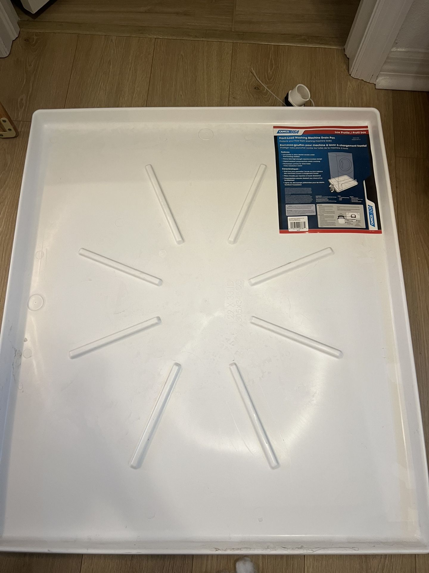 Camco front load washing machine drain pan - new never used