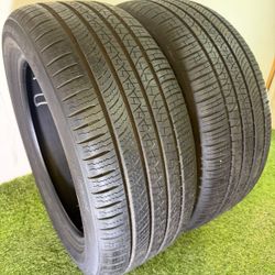 V47  245 50 19 105H  Pirelli Pzero All Season  2 Used Tires 95% Full Tread 