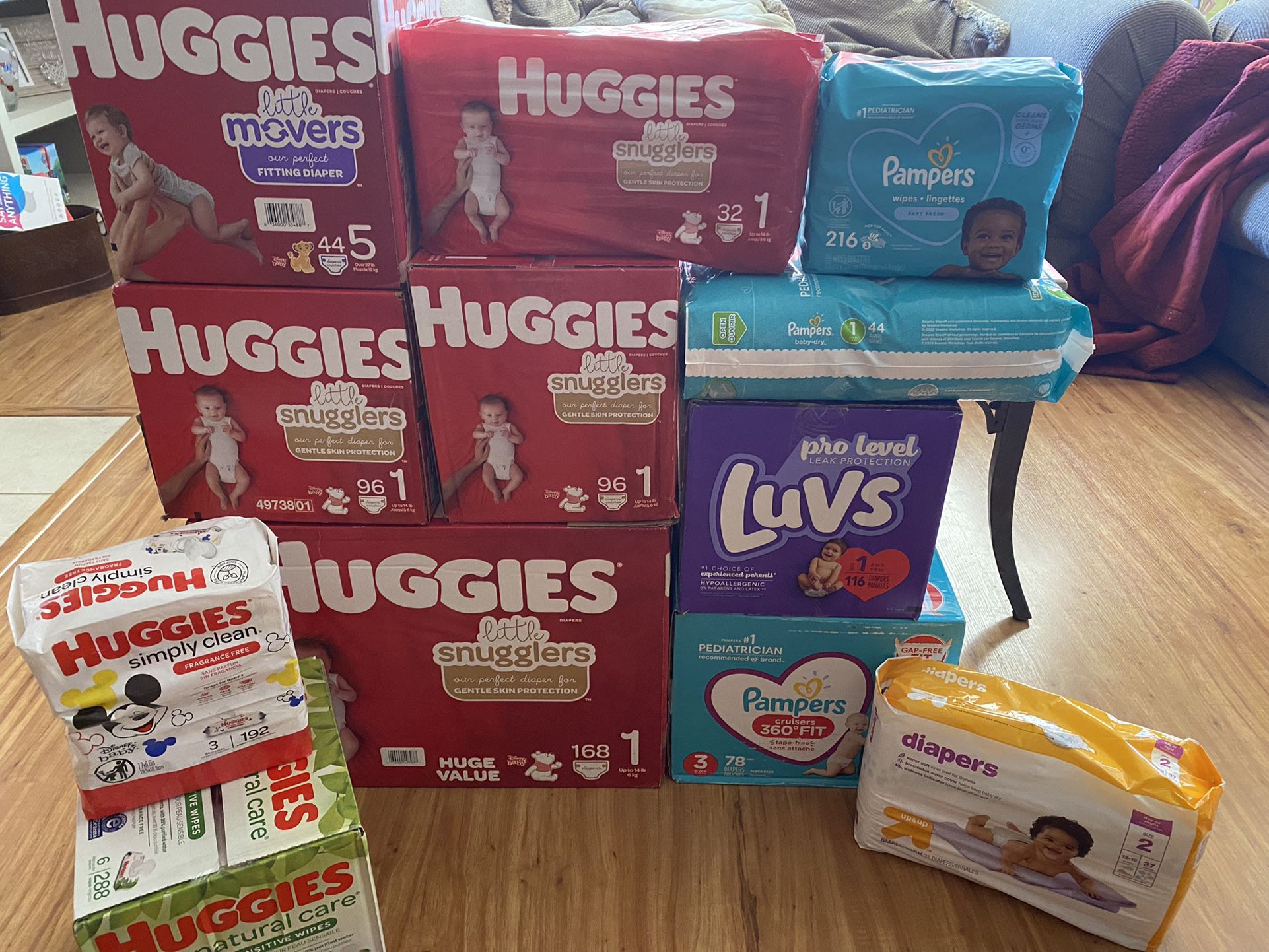 Baby Diapers And Wipes