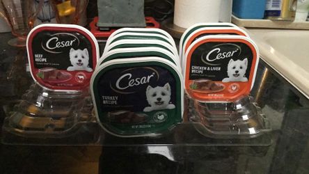 Cesar Dog Food Classic Loaf Variety Flavors 9 Pouches Expires 4/30/2027