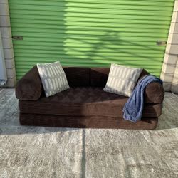 *Free Delivery* Modular Corduroy Couch Sofa Convertible Sleeper Bed 