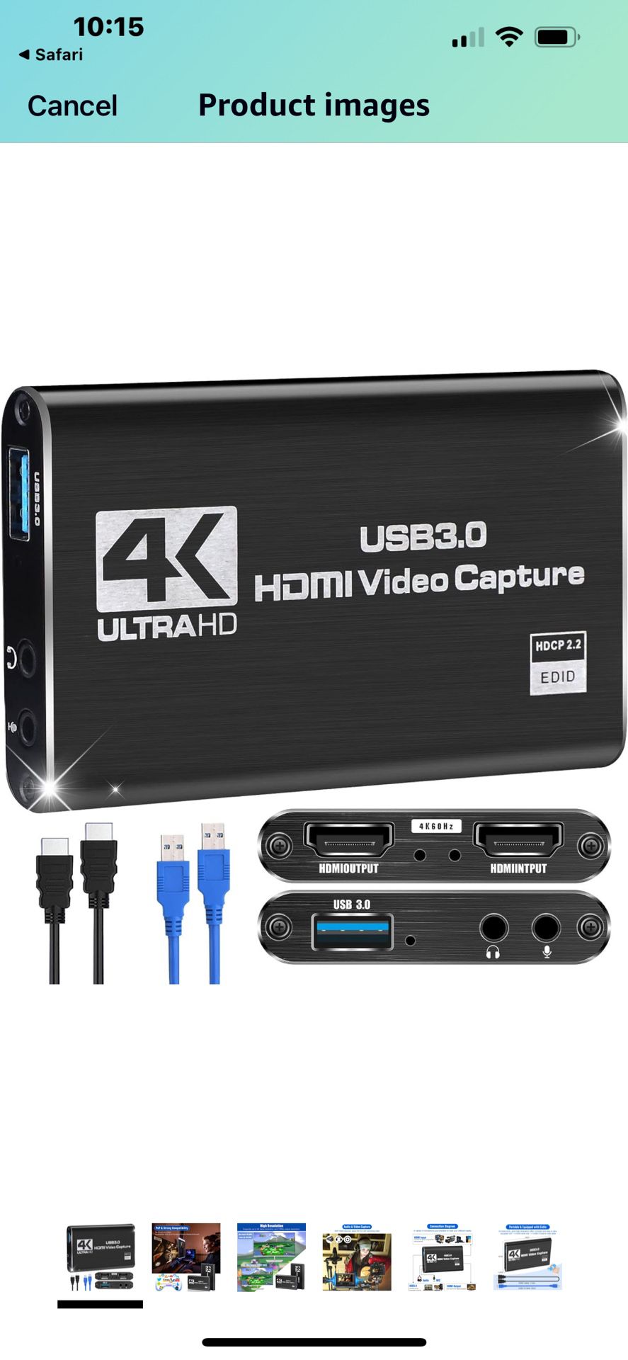 4K HDMI Video Capture