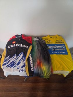 Lot of 3 Cycling Jerseys