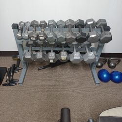 Dumbells Set With Stand 