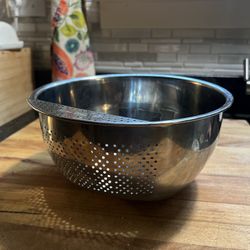 Rice Strainer Bowl | Stainless Steel