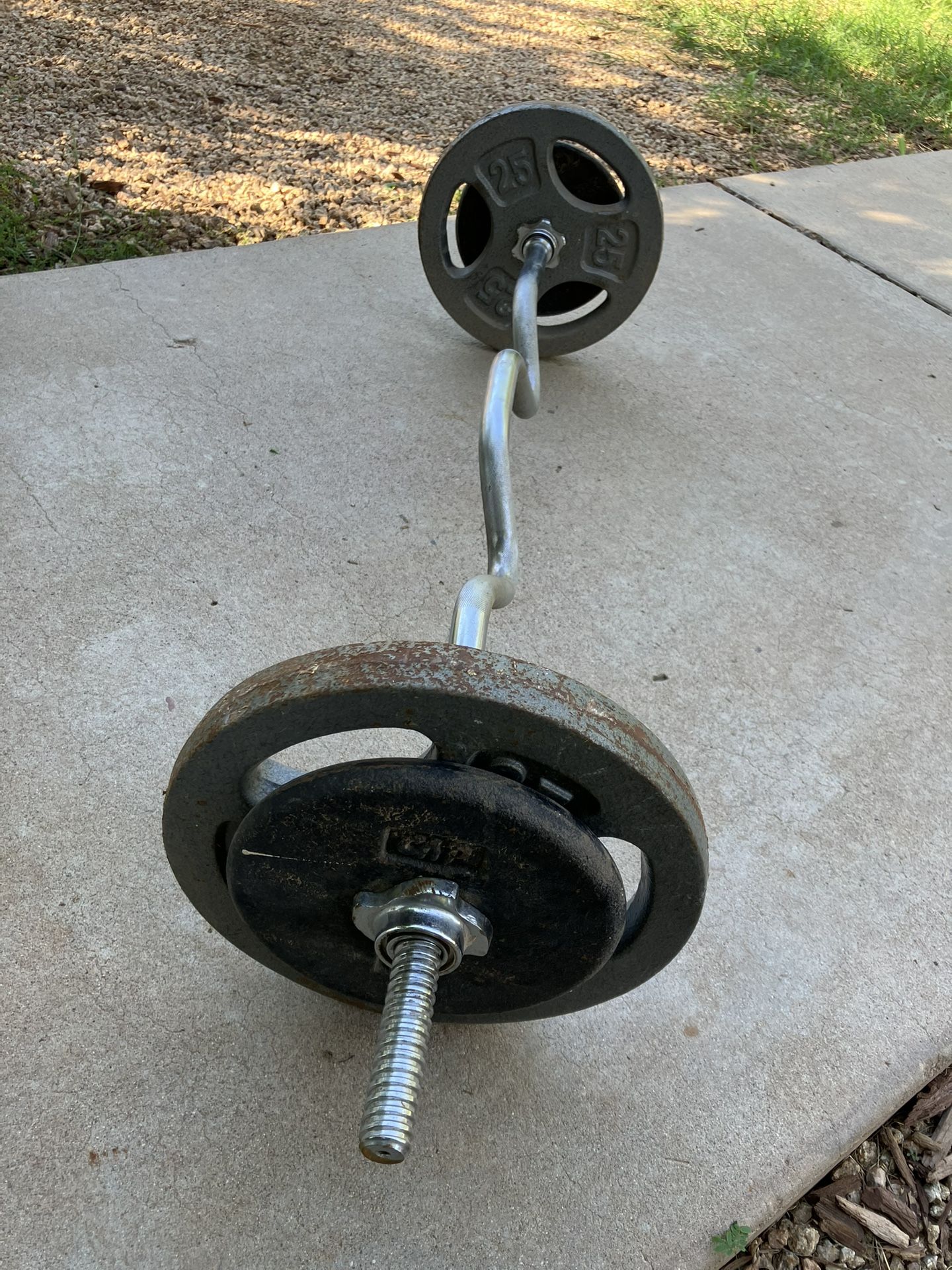 80 Lbs Curl Bar