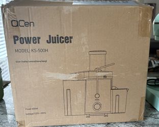 QCen Power Juicer 800w centrifugal juicer extractor with wide mouth 3”