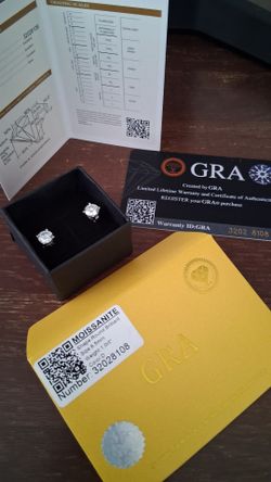 Moissanite Earings