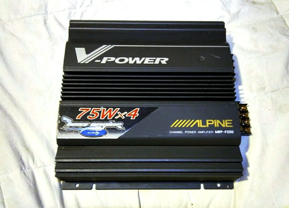 Alpine V-Power MRP-F200 Car Amplifier