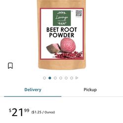 Organically Grown Beet Root Powder 500 G