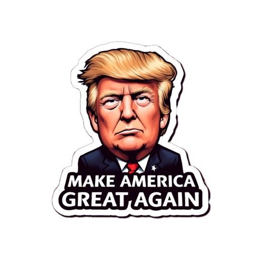 Trump “Make America Great Again” Vinyl Bumper Sticker