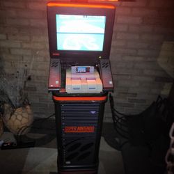 Very Rare Super Nintendo Kiosk and Super Nintendo System with Game