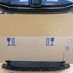 Upper Lower Grille Kit For 2014 - 2015 Honda Civic Coupe