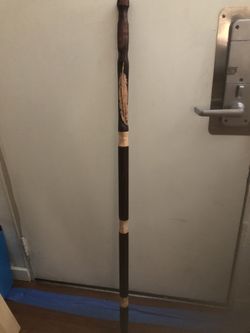 Walking Stick Hand Carved