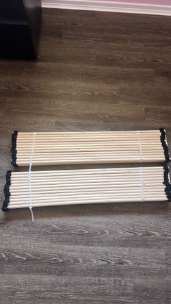 Brand new - 2 sets of twin slats or combine for 1 king bed