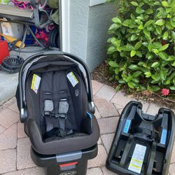 Infant Car Seat With 2 Bases