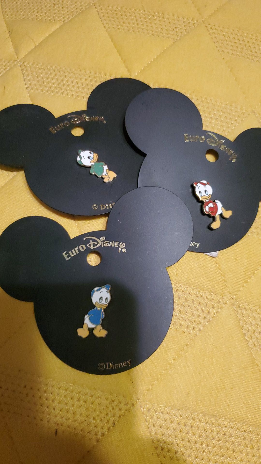 Disney pins from Europe Disney Huey Louie Dewey