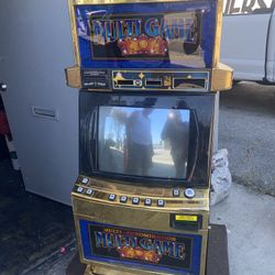 Multi Game Video Slot Machine With Stand Sold as is