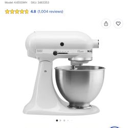Kitchen Aid Stand Mixer - White (New In Box)