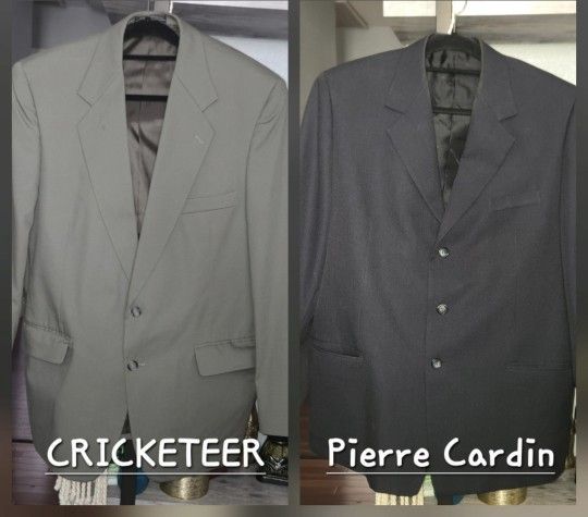 4 pcs Men's Formal Suit Blazer Jacket Vintage PLEASE READ DESCRIPTION BELOW👇