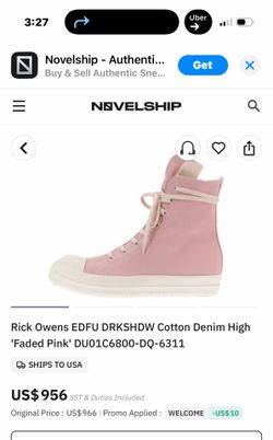 Pink Rick Owens