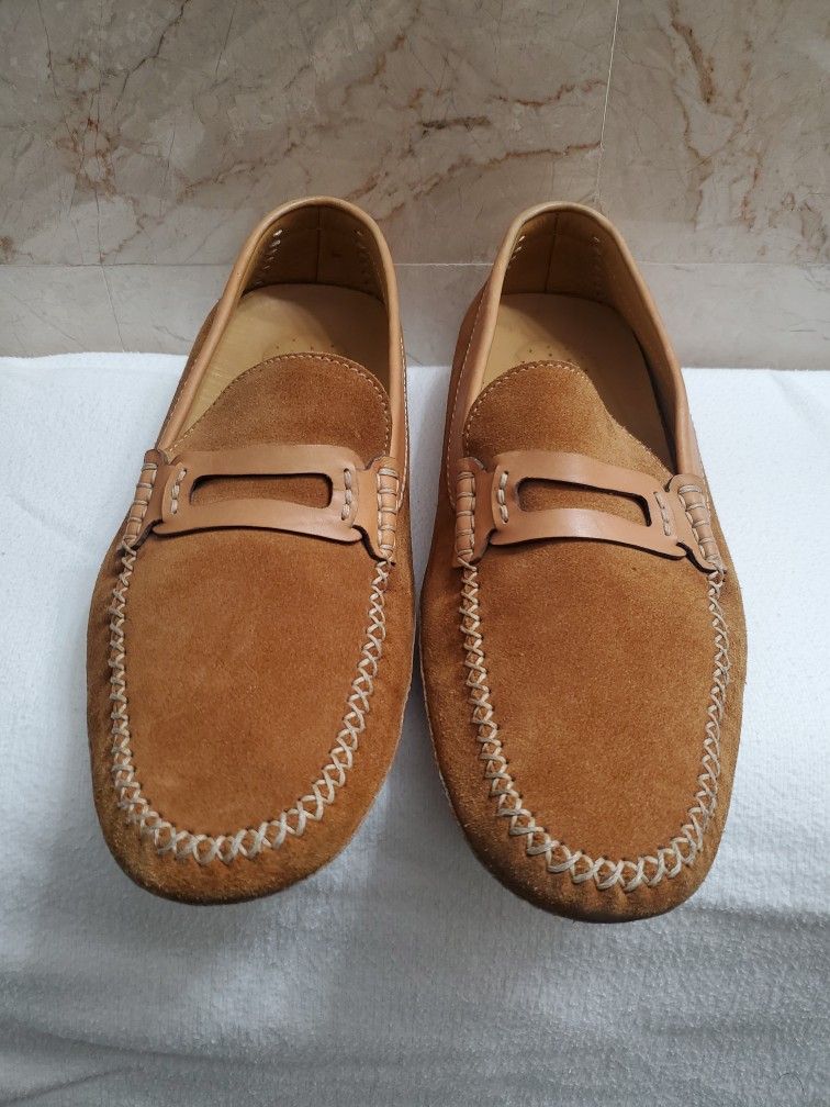 Magnanni Suade Loafer 9 1/2 Men's