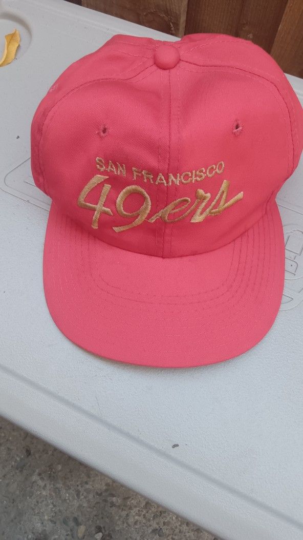 Vintage sports specialty made in Korea hat Niners Script
