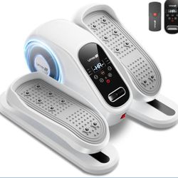 Under Desk Elliptical Machine, Electric Leg Exerciser for Seniors