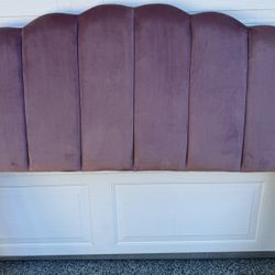 Rose Velvet Headboard