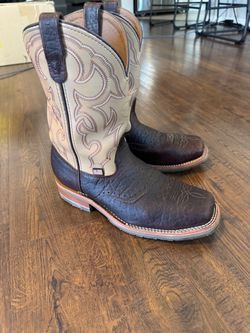 Steel toe boots (size 10 )